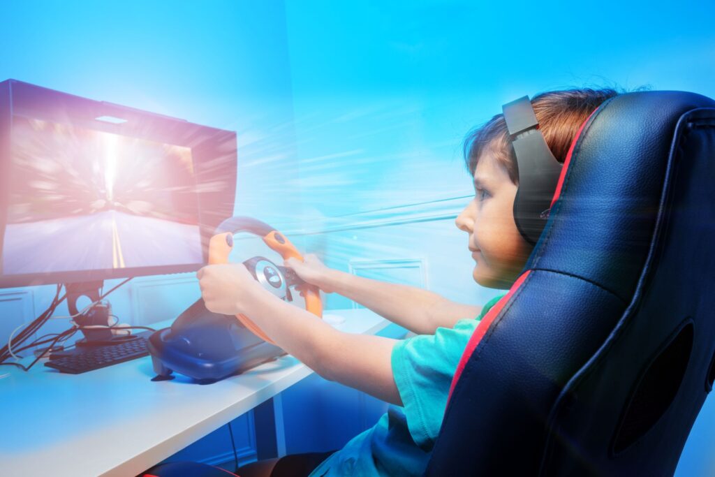 Sea with boats it surrounded by hills covered greenery sunlight